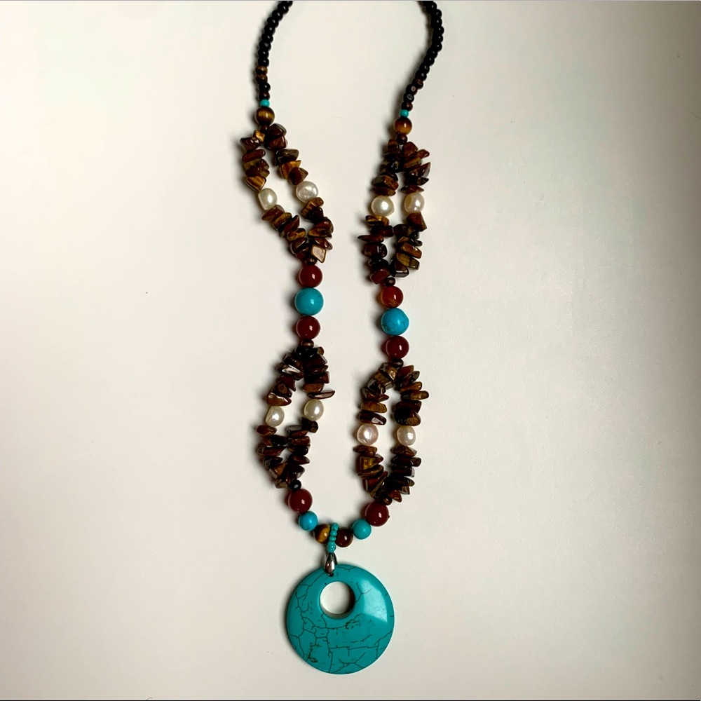 Semi-precious Stone Turquoise Necklace